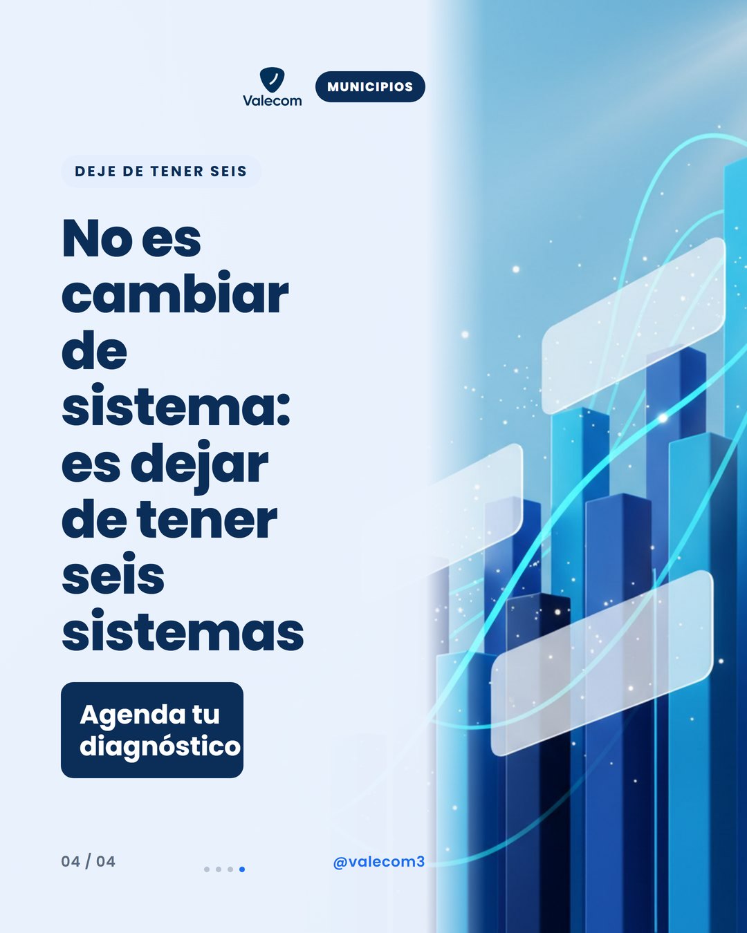 Imagen de un sistema unificado con un botón de 'Agenda tu diagnóstico'.