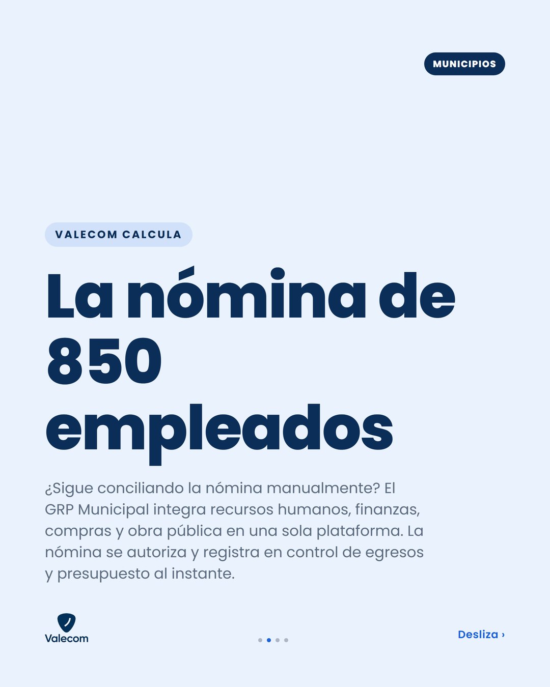 Ilustración de un sistema integrado de gestión municipal con un enfoque en el módulo de recursos humanos.