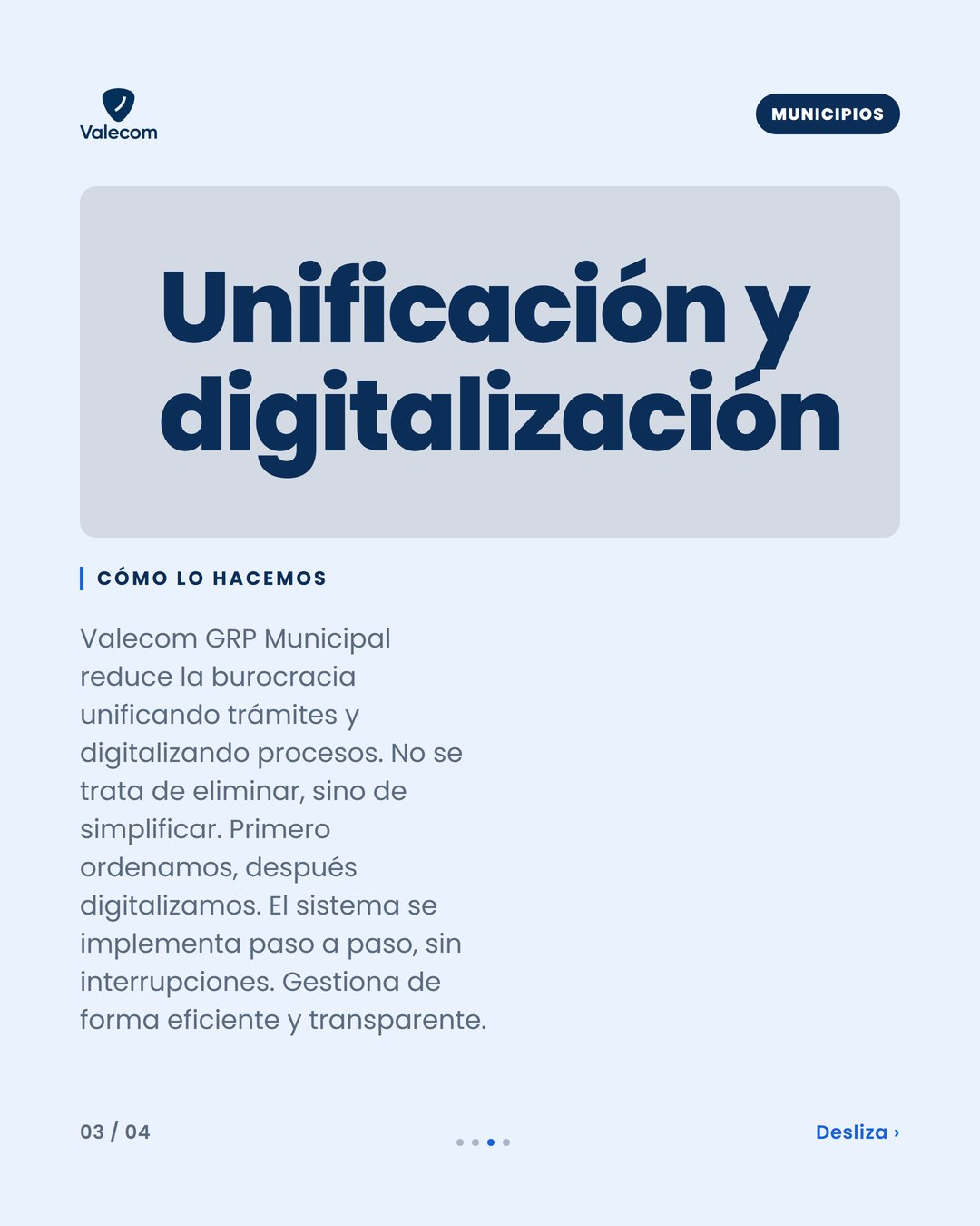 Imagen de un diagrama de flujo mostrando la unificación y digitalización de procesos.